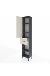 Arges Dolap 4 Raflı Tek Çekmeceli Tek Kapaklı 44x30x221 - S28M196V4A