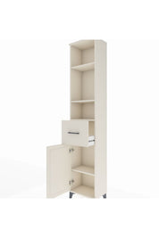 Arges Dolap 4 Raflı Tek Çekmeceli Tek Kapaklı 44x30x221 - S28M197V1A