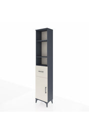 Arges Dolap 4 Raflı Tek Çekmeceli Tek Kapaklı 44x30x221 - S28M197V4A