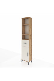 Arges Dolap 4 Raflı Tek Çekmeceli Tek Kapaklı 44x30x221 - S28M197V7A