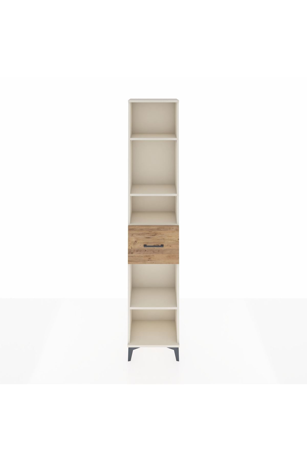 Arges Dolap 4 Raflı Tek Çekmeceli 44x30x221 - S28M198V3A