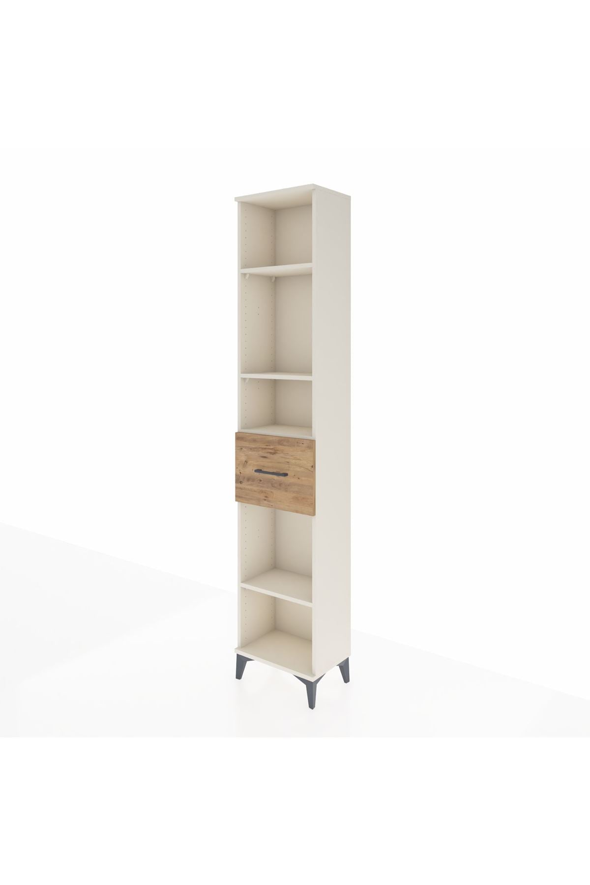 Arges Dolap 4 Raflı Tek Çekmeceli 44x30x221 - S28M198V3A