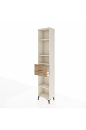 Arges Dolap 4 Raflı Tek Çekmeceli 44x30x221 - S28M198V3A