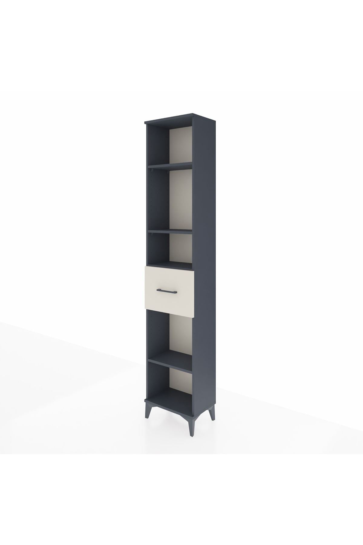 Arges Dolap 4 Raflı Tek Çekmeceli 44x30x221 - S28M198V4A
