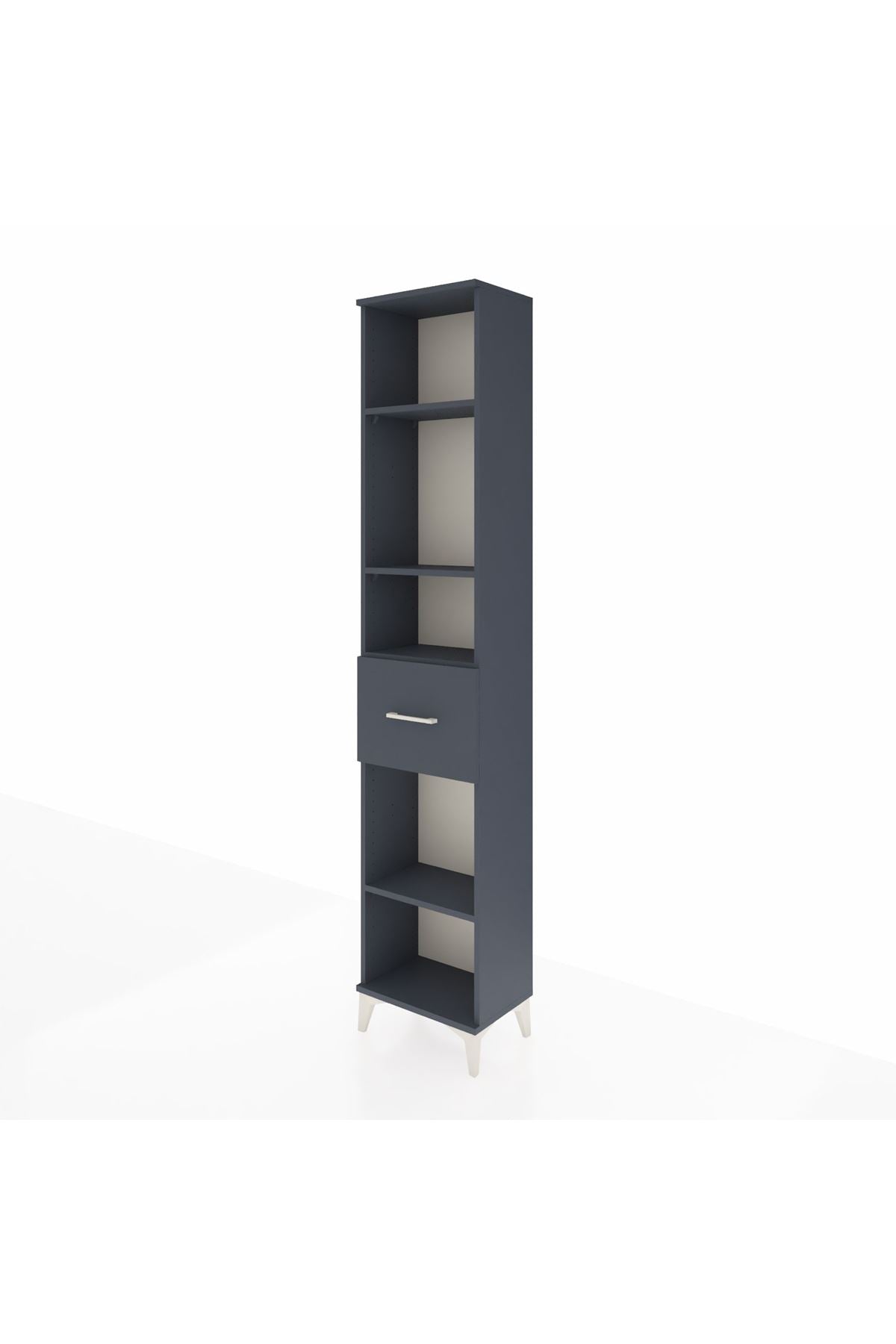 Arges Dolap 4 Raflı Tek Çekmeceli 44x30x221 - S28M198V5A