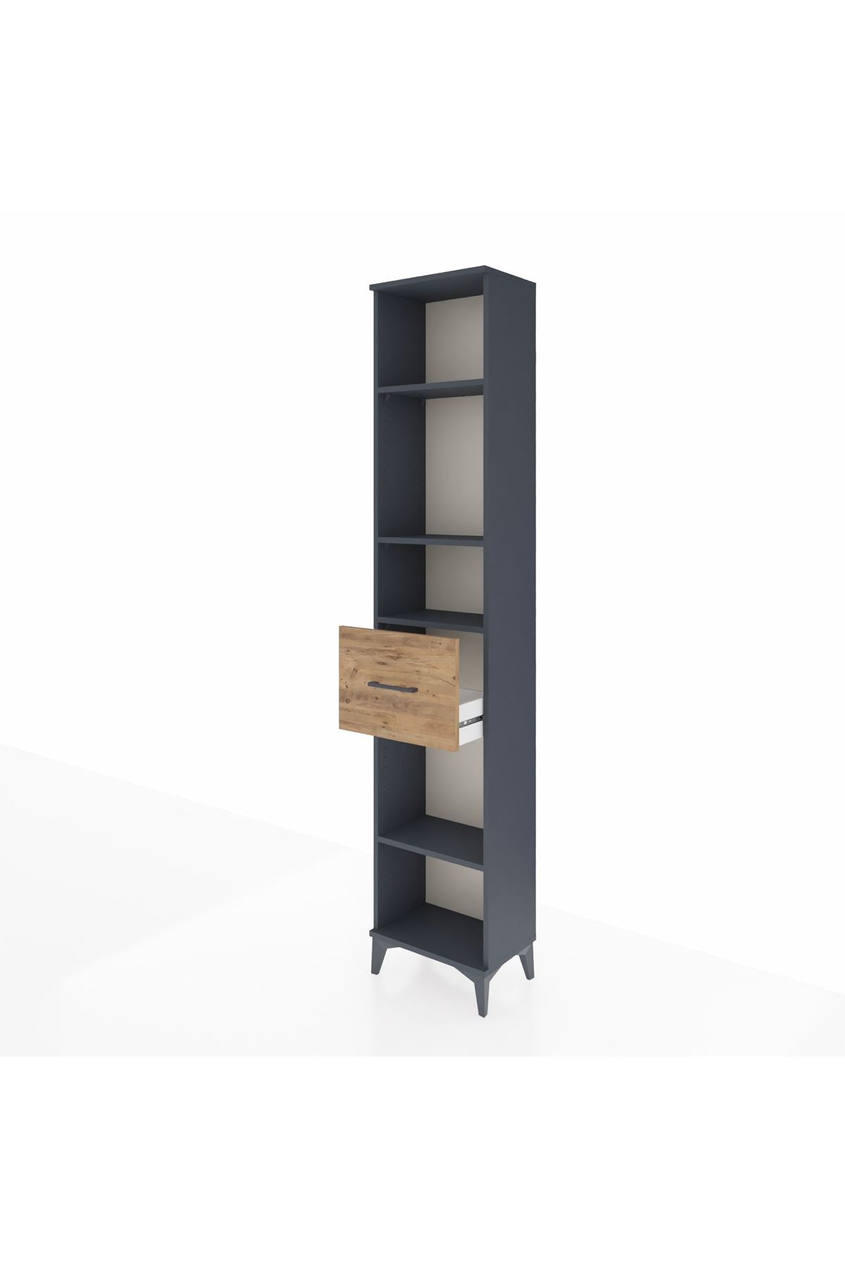 Arges Dolap 4 Raflı Tek Çekmeceli 44x30x221 - S28M198V6A