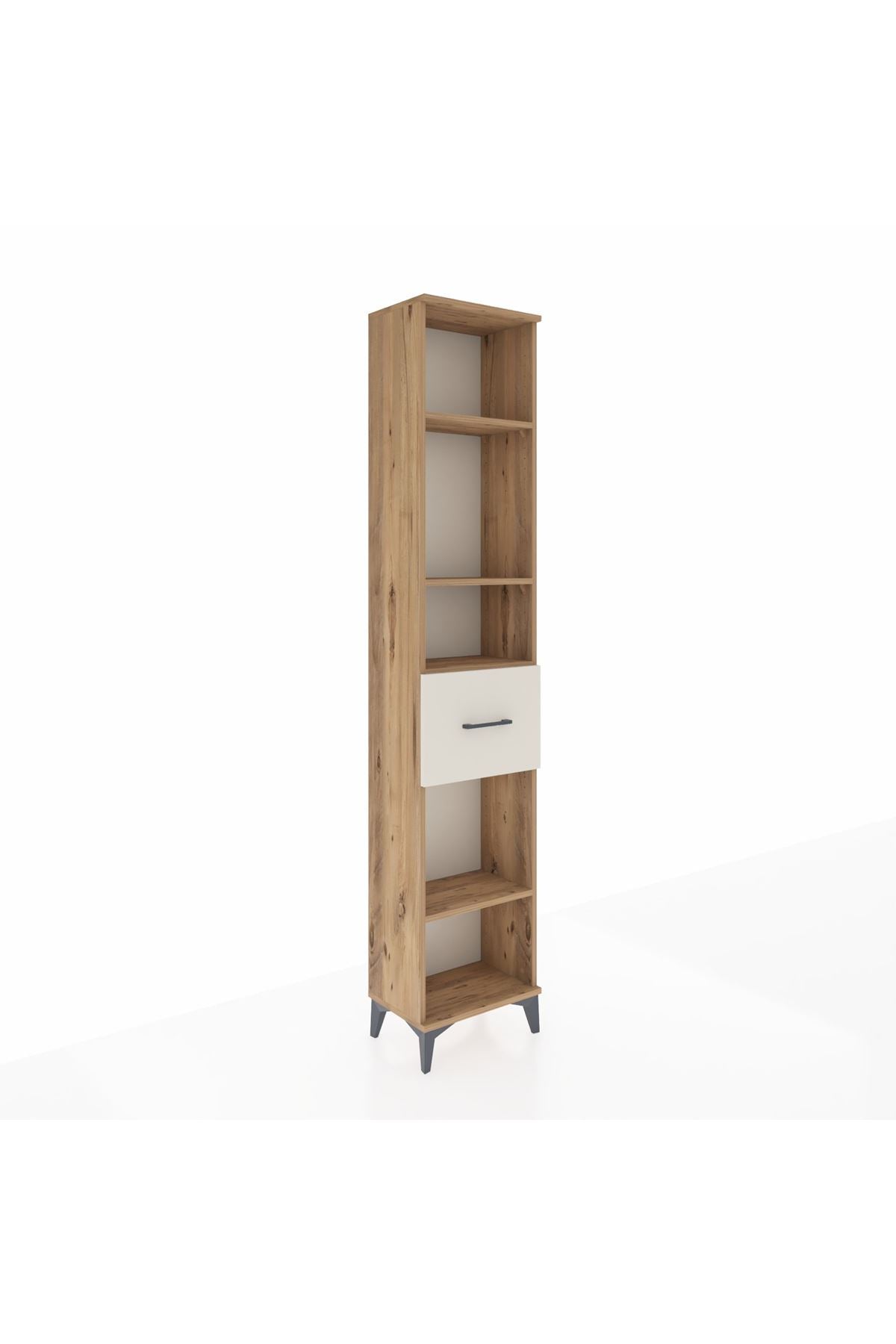 Arges Dolap 4 Raflı Tek Çekmeceli 44x30x221 - S28M198V7A