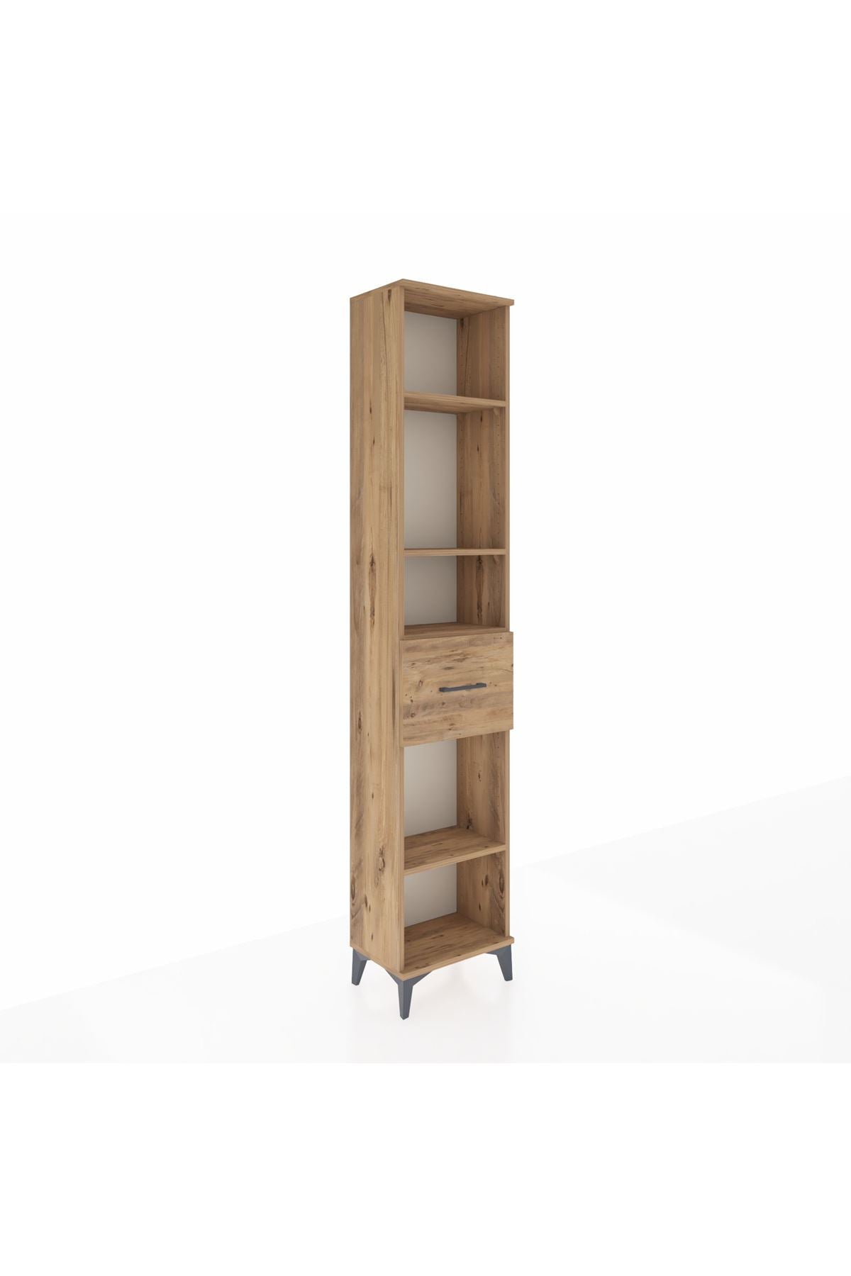 Arges Dolap 4 Raflı Tek Çekmeceli 44x30x221 - S28M198V9A