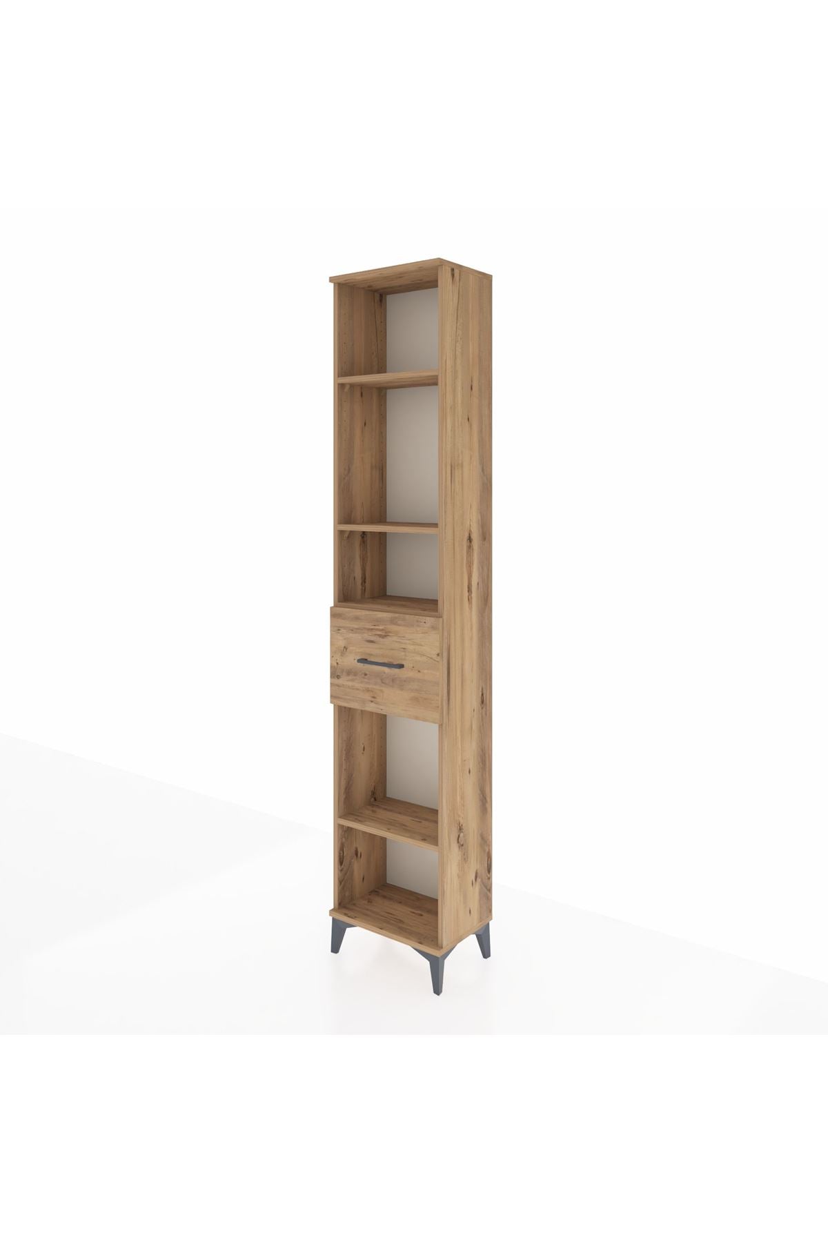 Arges Dolap 4 Raflı Tek Çekmeceli 44x30x221 - S28M198V9A