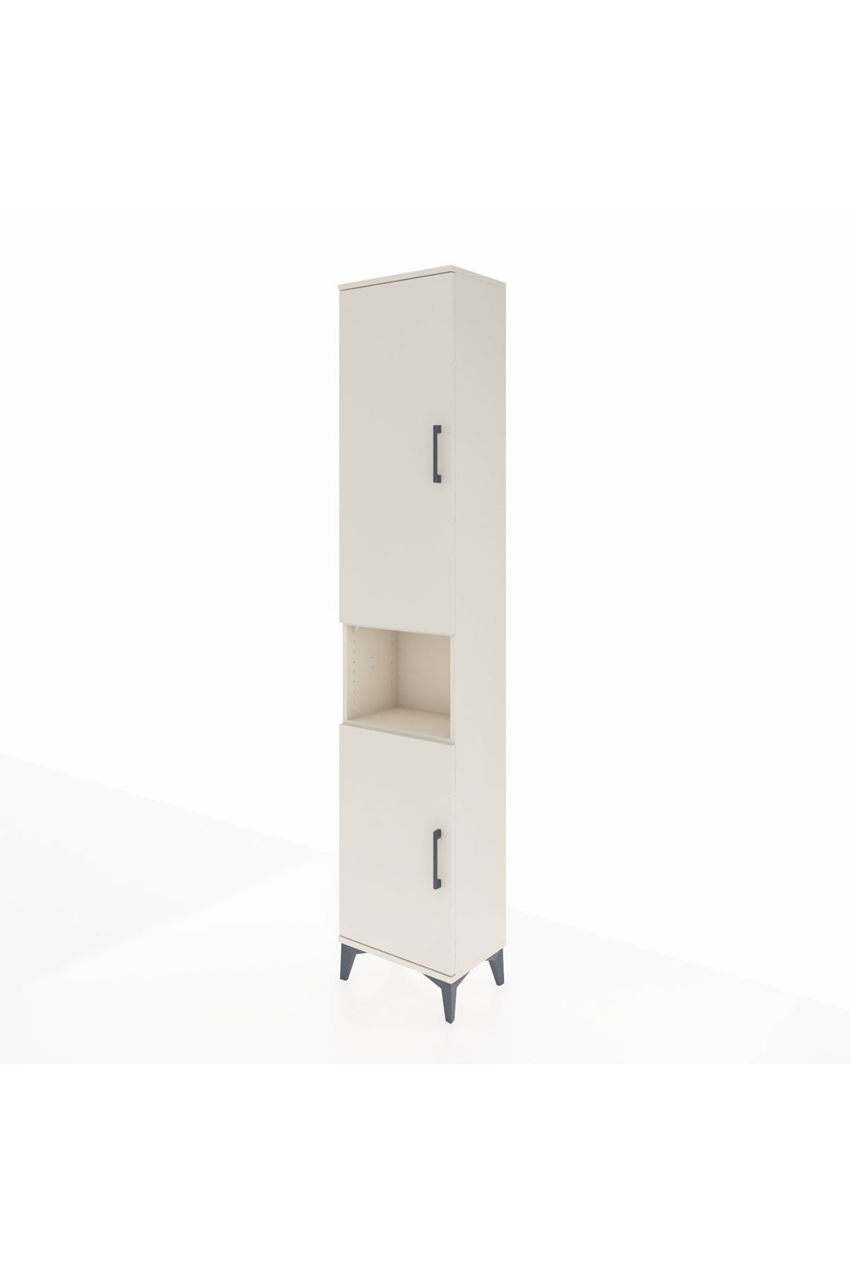 Arges Dolap 4 Raflı 2 Kapaklı Tek Askılı 44x30x221 - S28M199V1A