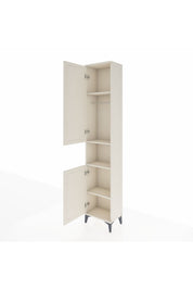 Arges Dolap 4 Raflı 2 Kapaklı Tek Askılı 44x30x221 - S28M199V1A