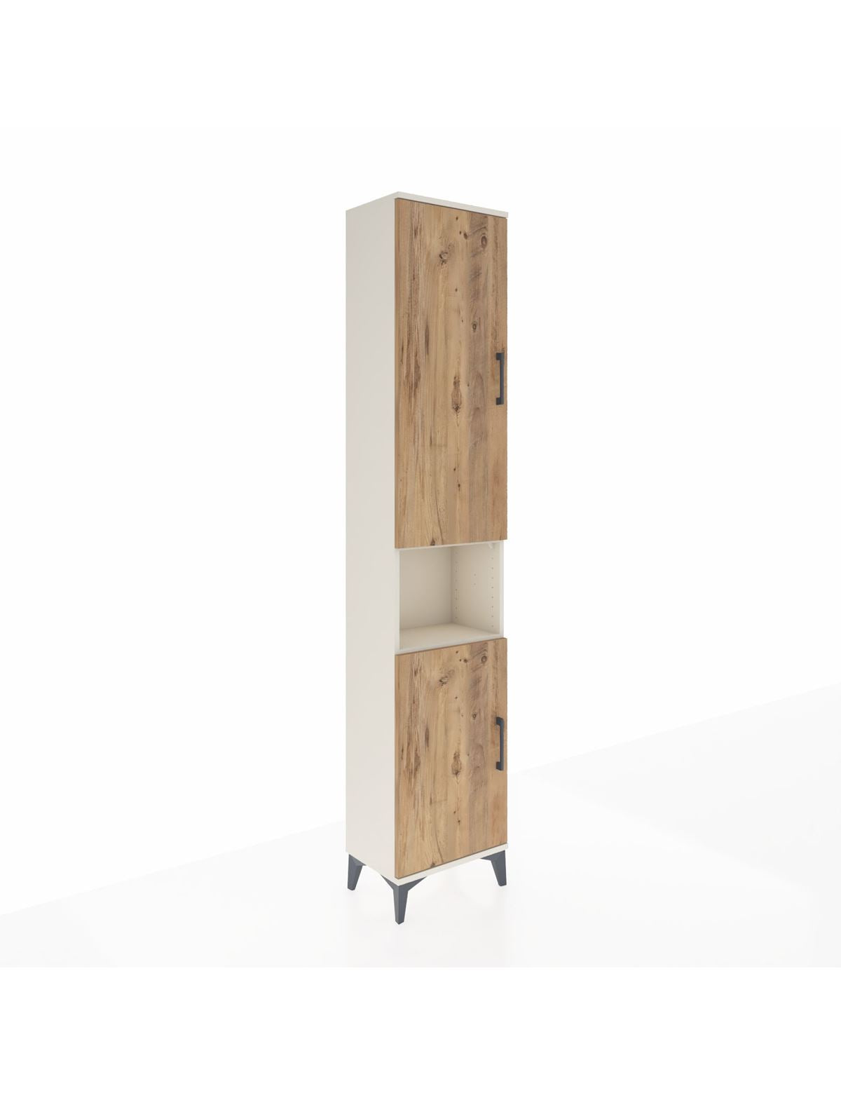 Arges Dolap 4 Raflı 2 Kapaklı Tek Askılı 44x30x221 - S28M199V3A