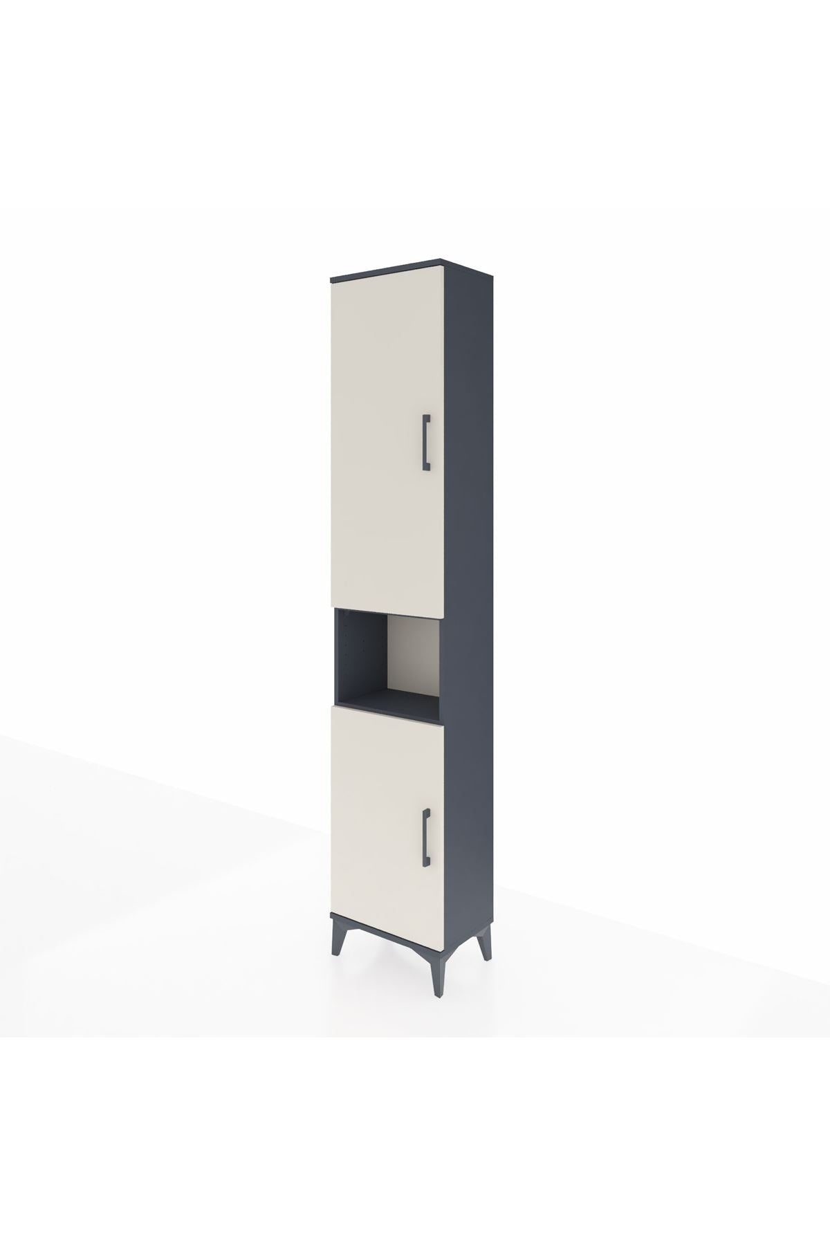 Arges Dolap 4 Raflı 2 Kapaklı Tek Askılı 44x30x221 - S28M199V4A