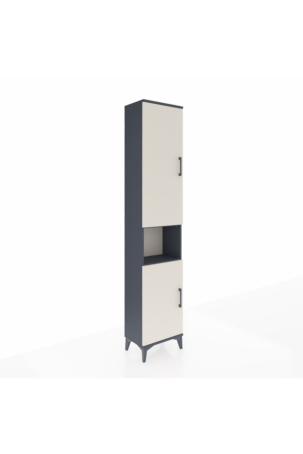 Arges Dolap 4 Raflı 2 Kapaklı Tek Askılı 44x30x221 - S28M199V4A