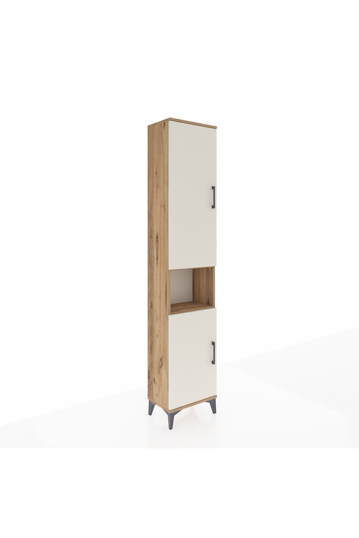 Arges Dolap 4 Raflı 2 Kapaklı Tek Askılı 44x30x221 - S28M199V7A
