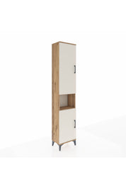 Arges Dolap 4 Raflı 2 Kapaklı Tek Askılı 44x30x221 - S28M199V7A