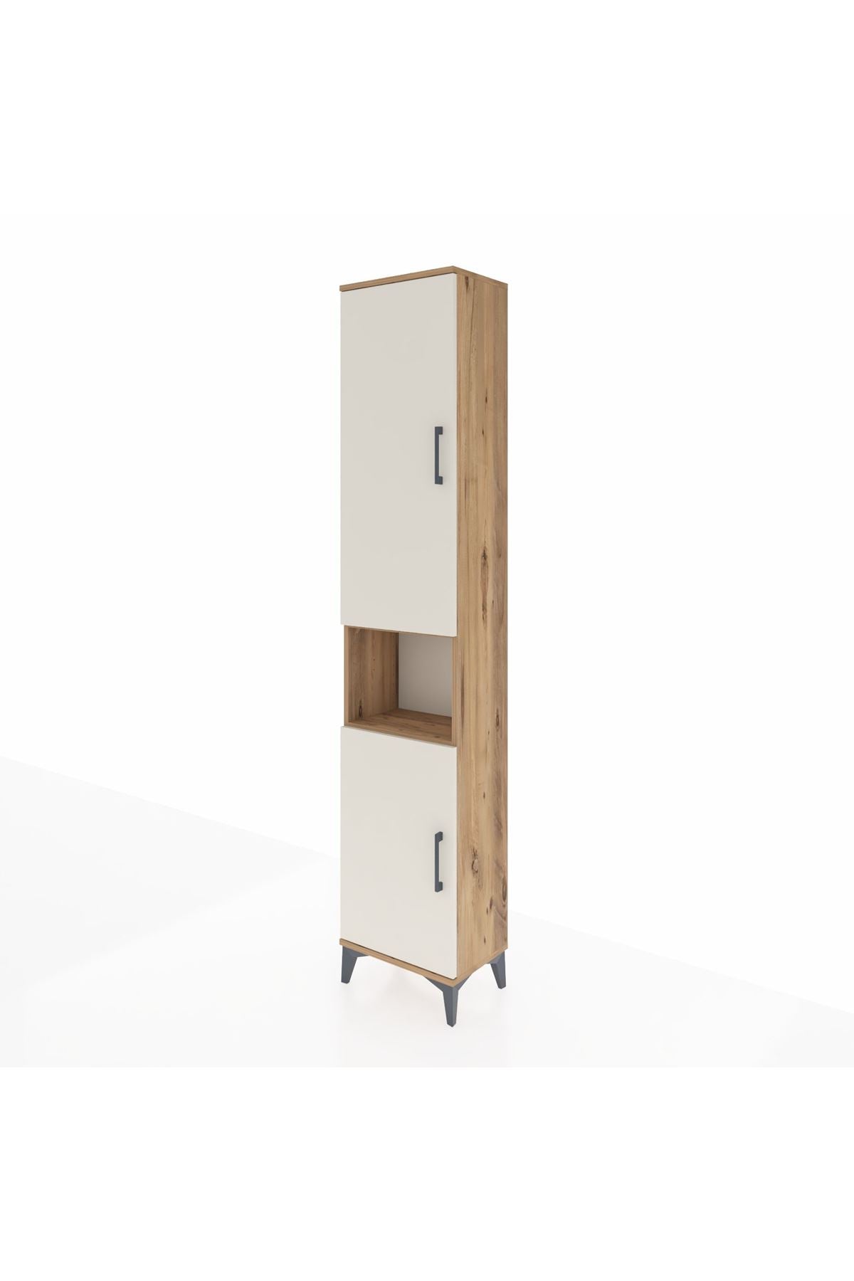 Arges Dolap 4 Raflı 2 Kapaklı Tek Askılı 44x30x221 - S28M199V7A