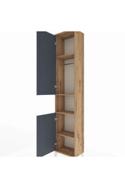 Arges Dolap 4 Raflı 2 Kapaklı Tek Askılı 44x30x221 - S28M199V8A