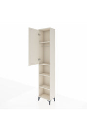 Arges Dolap 4 Raflı Tek Kapaklı Tek Askılı 44x30x221 - S28M200V1A