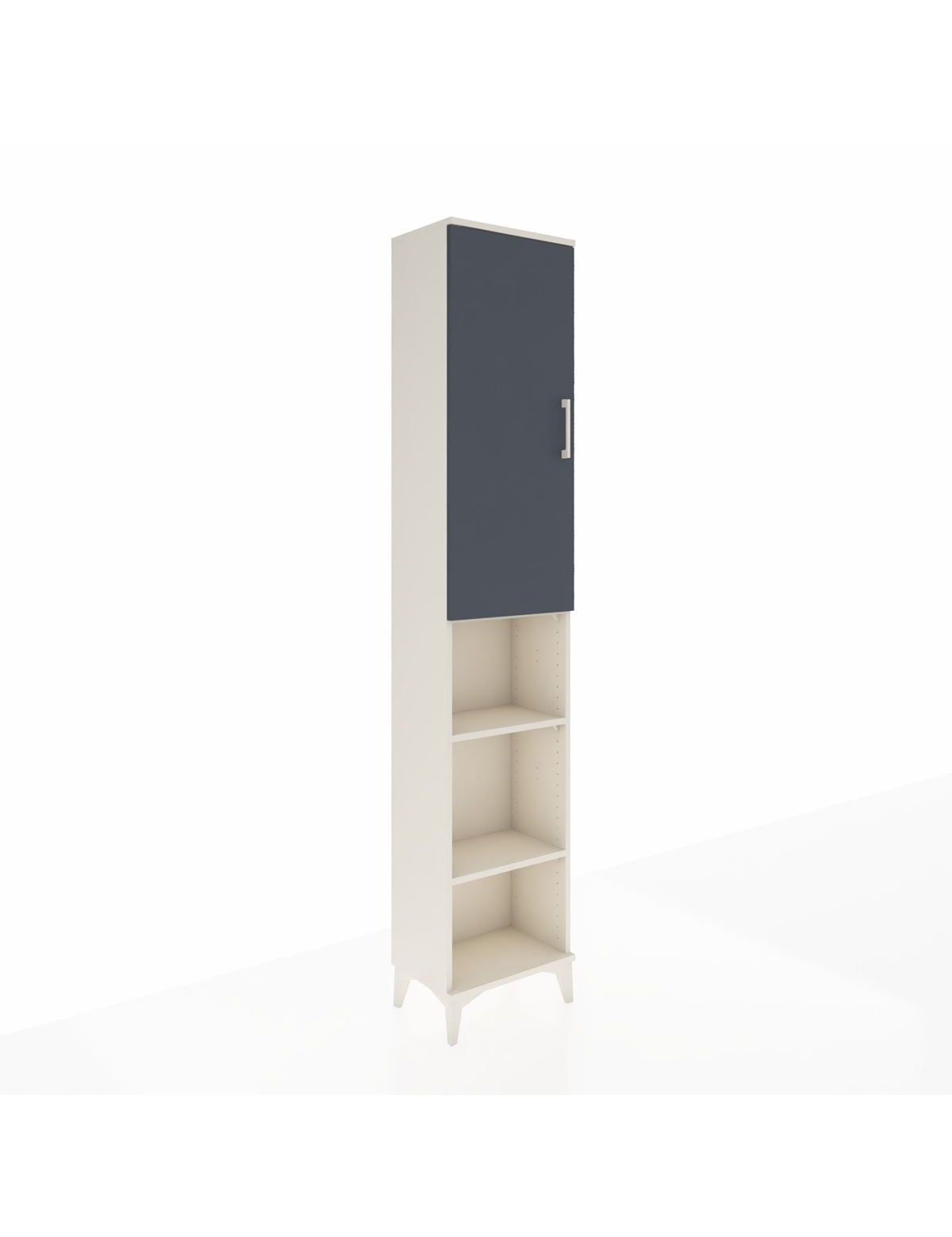 Arges Dolap 4 Raflı Tek Kapaklı Tek Askılı 44x30x221 - S28M200V2A