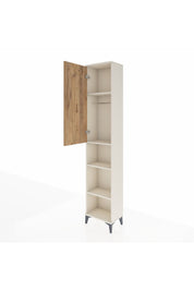 Arges Dolap 4 Raflı Tek Kapaklı Tek Askılı 44x30x221 - S28M200V3A