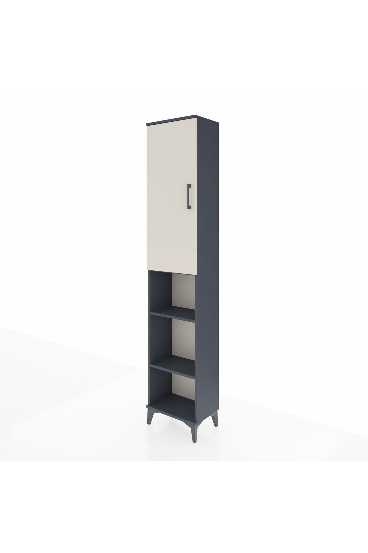 Arges Dolap 4 Raflı Tek Kapaklı Tek Askılı 44x30x221 - S28M200V4A