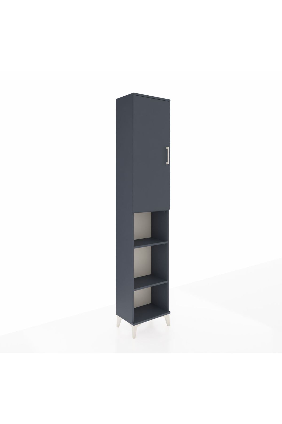 Arges Dolap 4 Raflı Tek Kapaklı Tek Askılı 44x30x221 - S28M200V5A