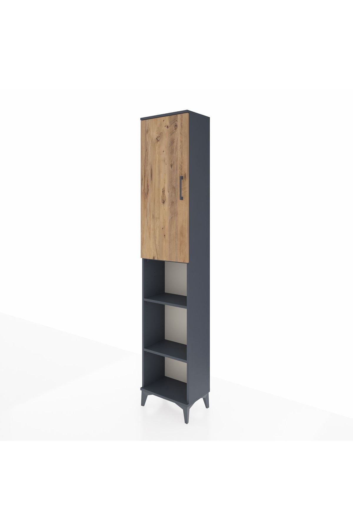 Arges Dolap 4 Raflı Tek Kapaklı Tek Askılı 44x30x221 - S28M200V6A