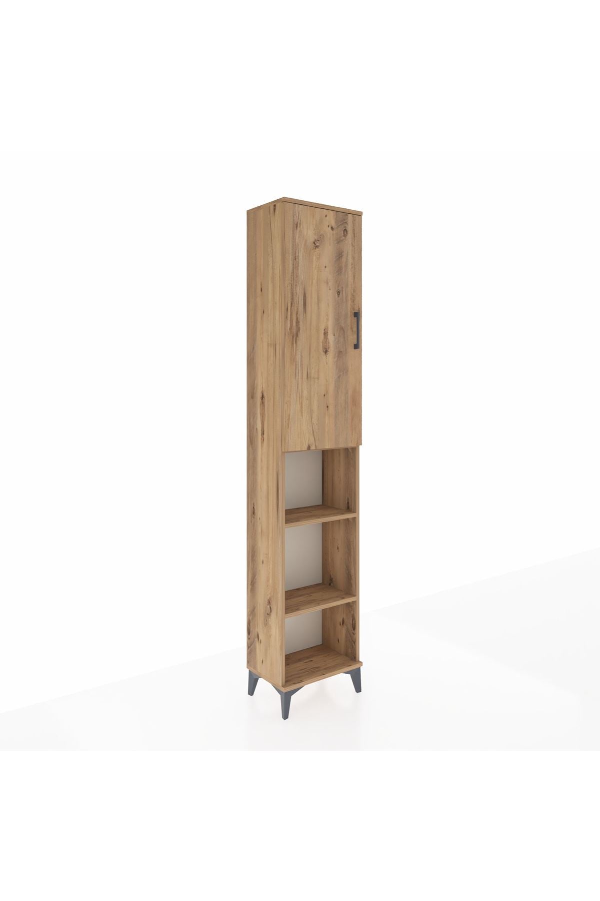 Arges Dolap 4 Raflı Tek Kapaklı Tek Askılı 44x30x221 - S28M200V9A