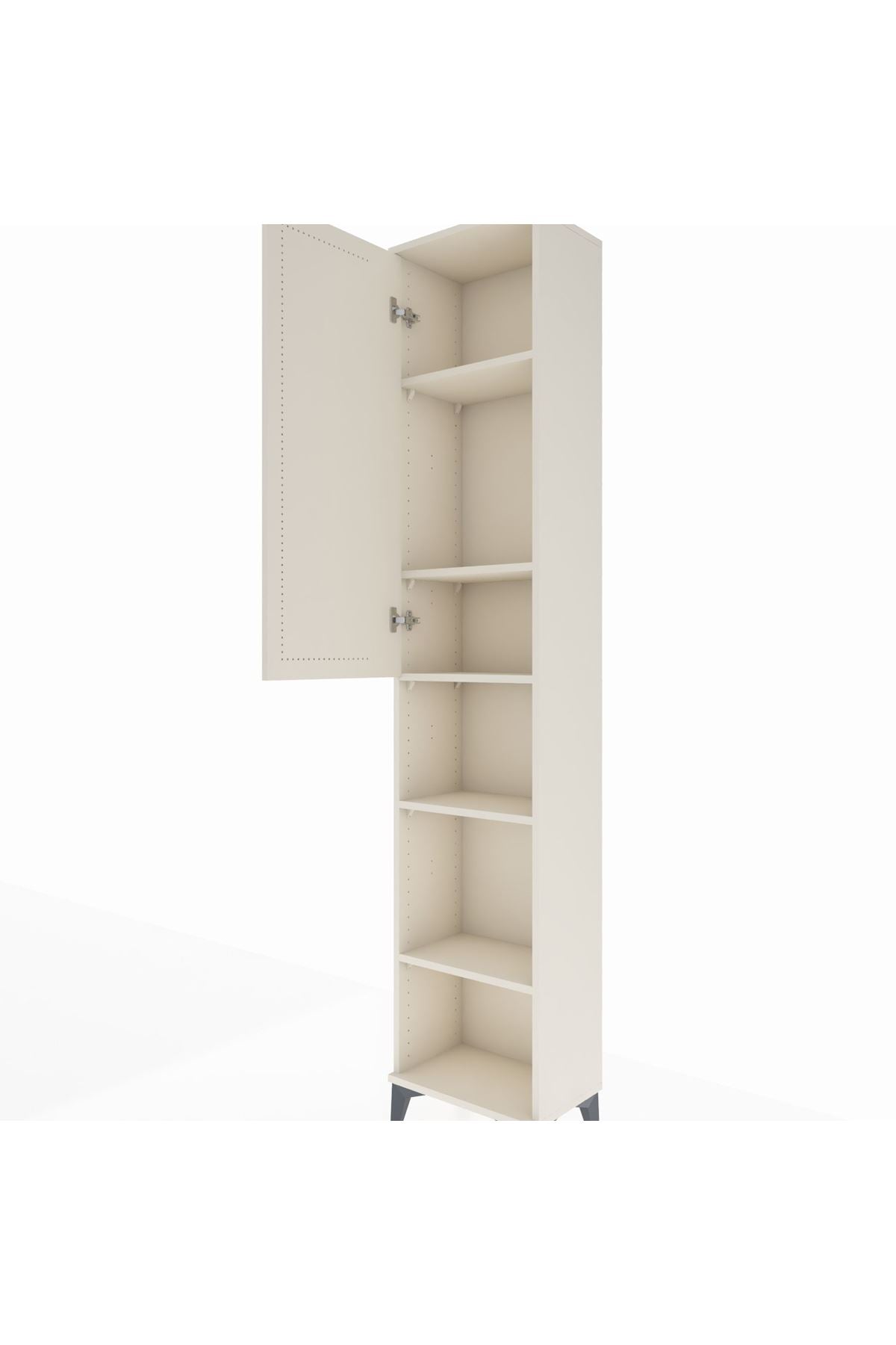 Arges Dolap 5 Raflı Tek Kapaklı 44x30x221 - S28M202V1A