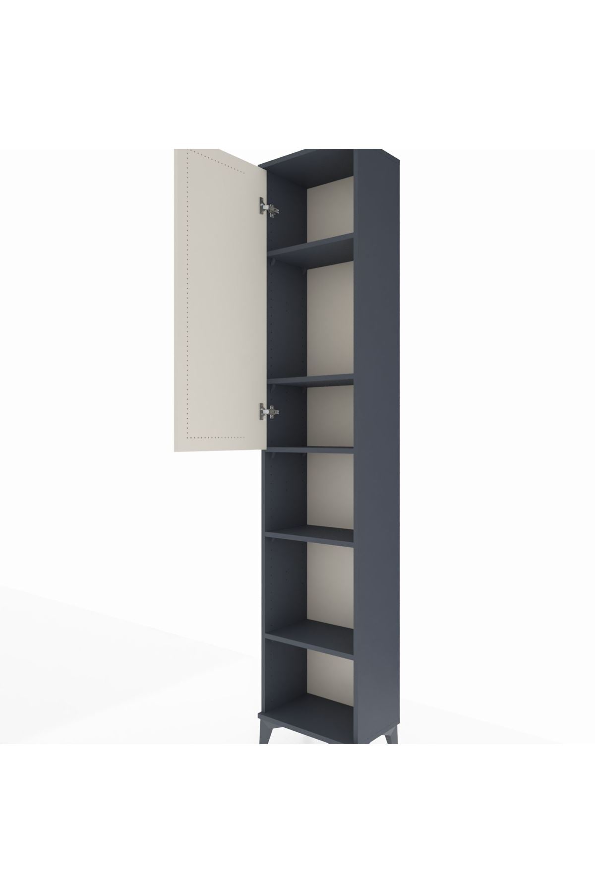 Arges Dolap 5 Raflı Tek Kapaklı 44x30x221 - S28M202V4A