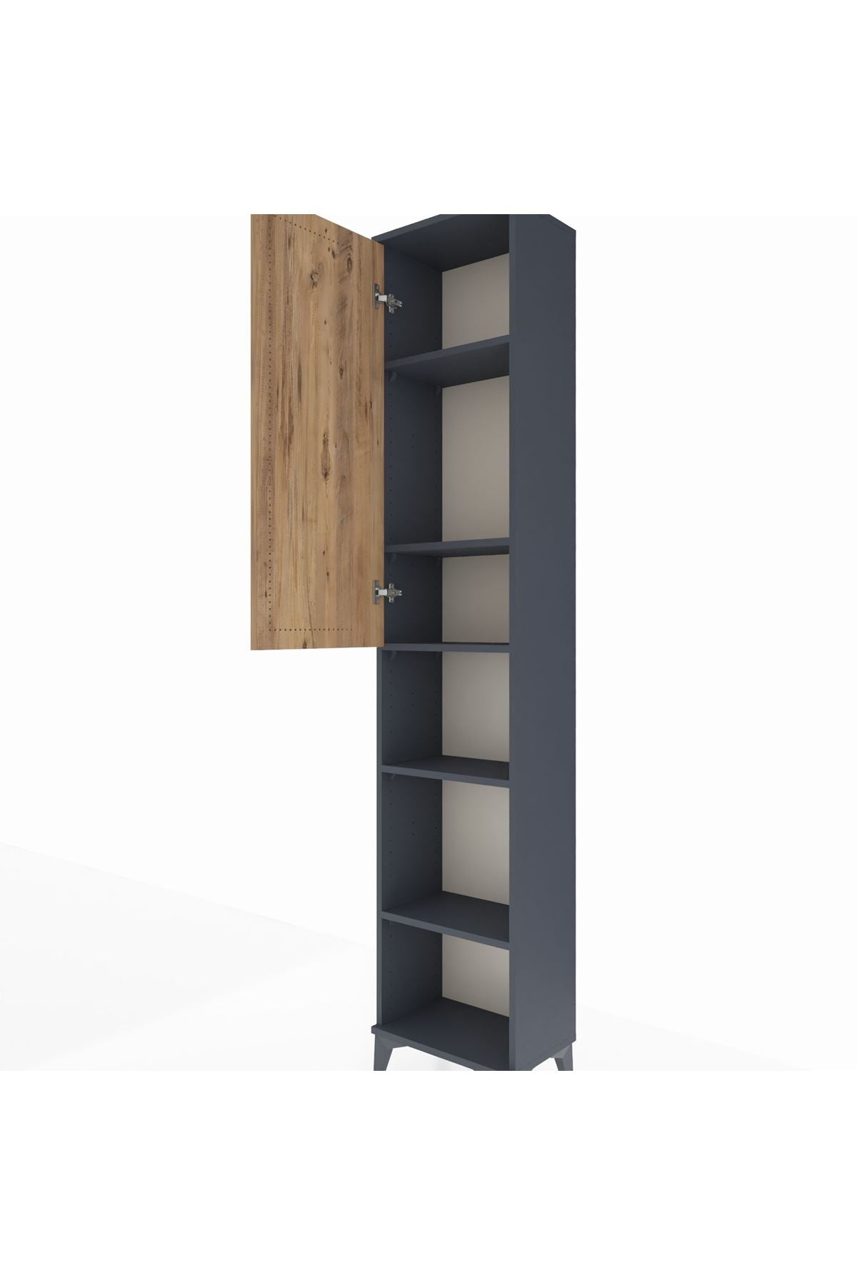 Arges Dolap 5 Raflı Tek Kapaklı 44x30x221 - S28M202V6A