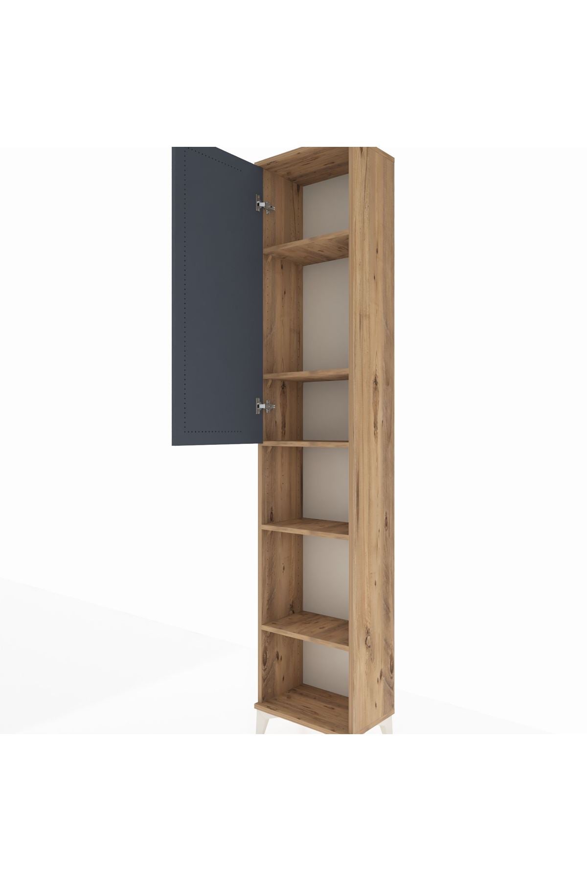 Arges Dolap 5 Raflı Tek Kapaklı 44x30x221 - S28M202V8A