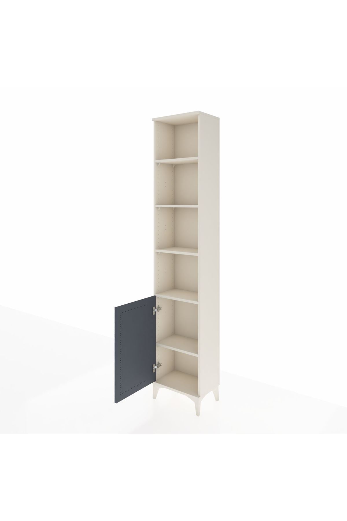 Arges Dolap 5 Raflı Tek Kapaklı 44x30x221 - S28M203V2A