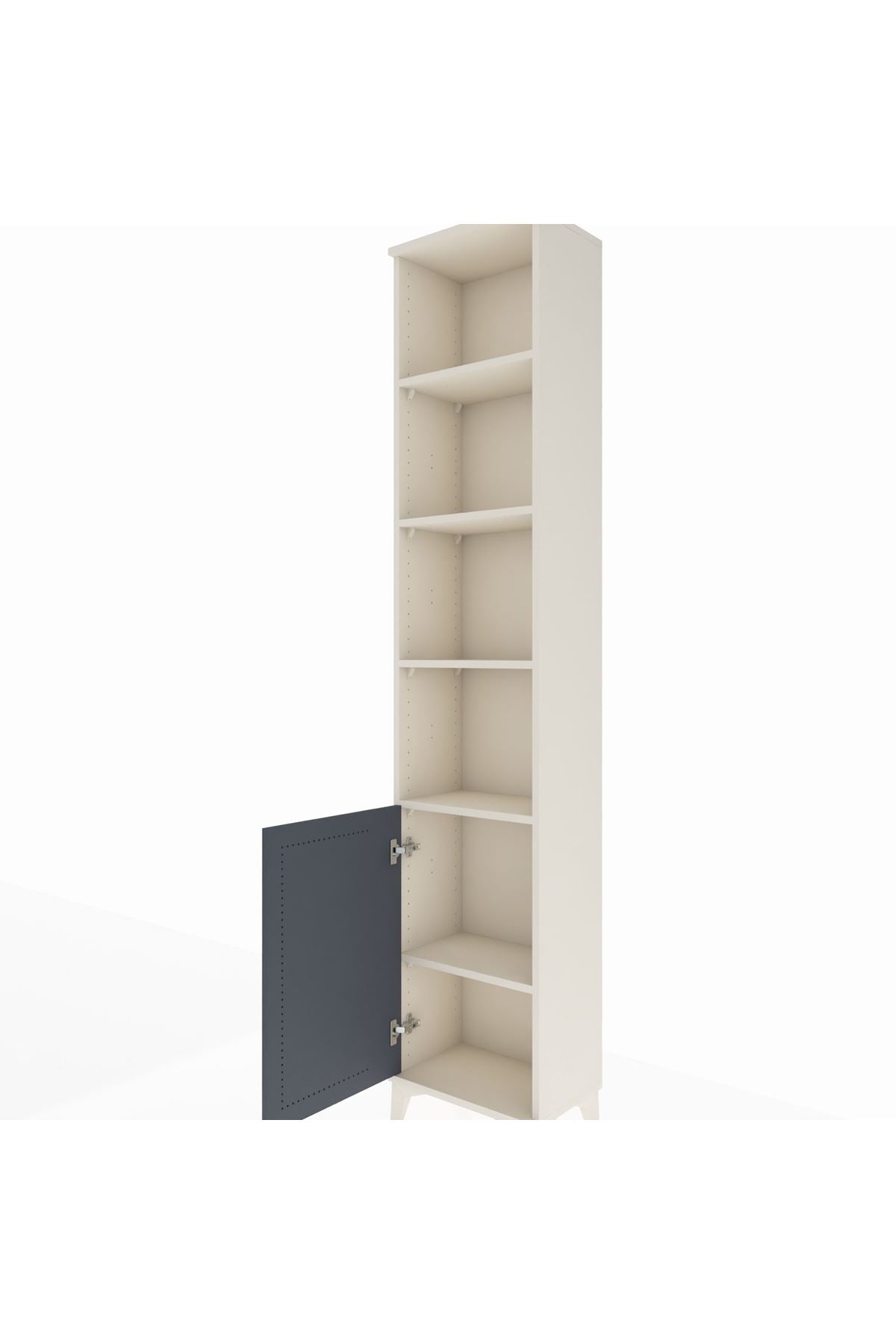 Arges Dolap 5 Raflı Tek Kapaklı 44x30x221 - S28M203V2A