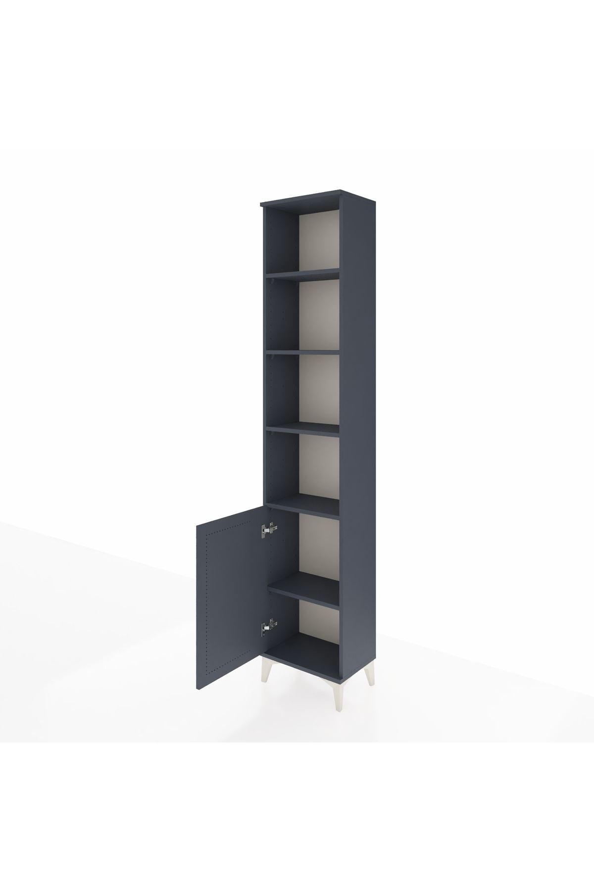 Arges Dolap 5 Raflı Tek Kapaklı 44x30x221 - S28M203V5A