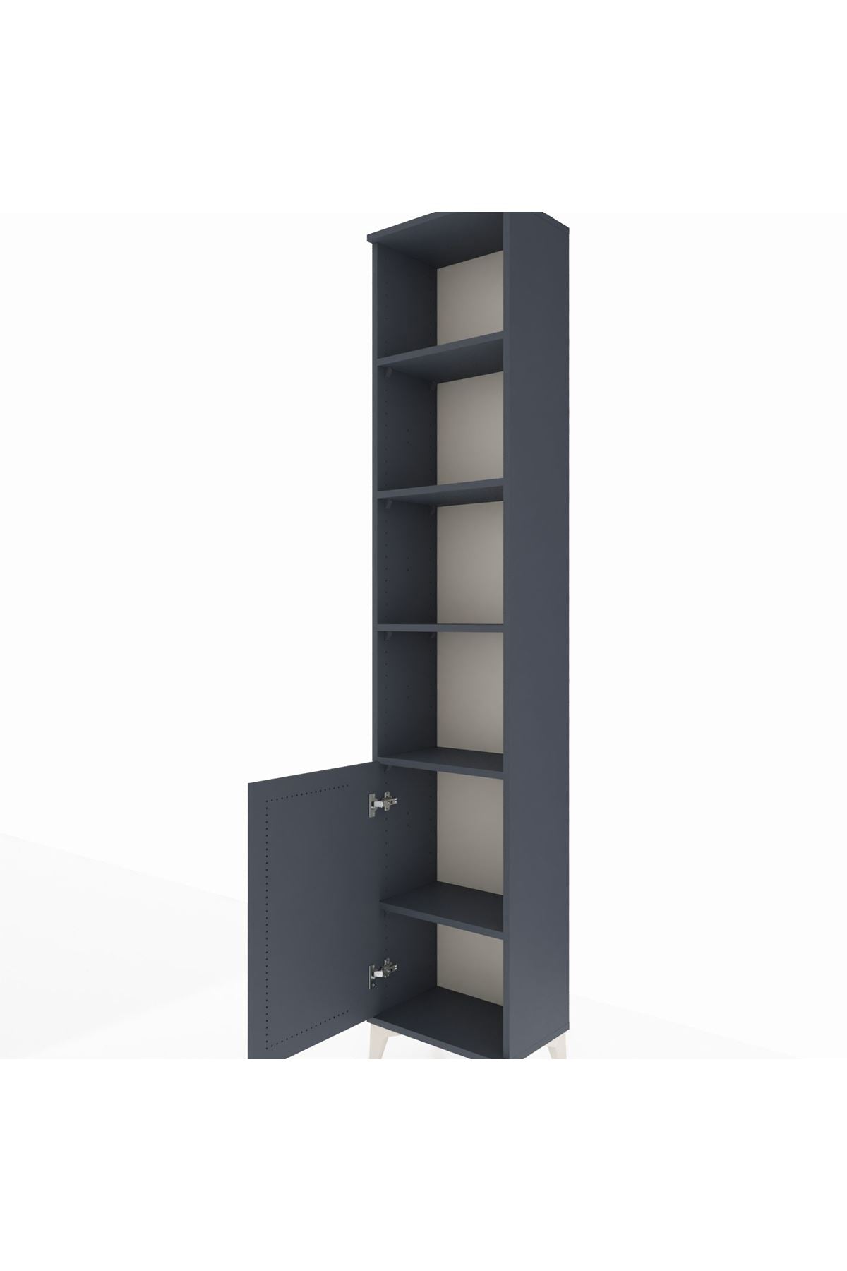 Arges Dolap 5 Raflı Tek Kapaklı 44x30x221 - S28M203V5A