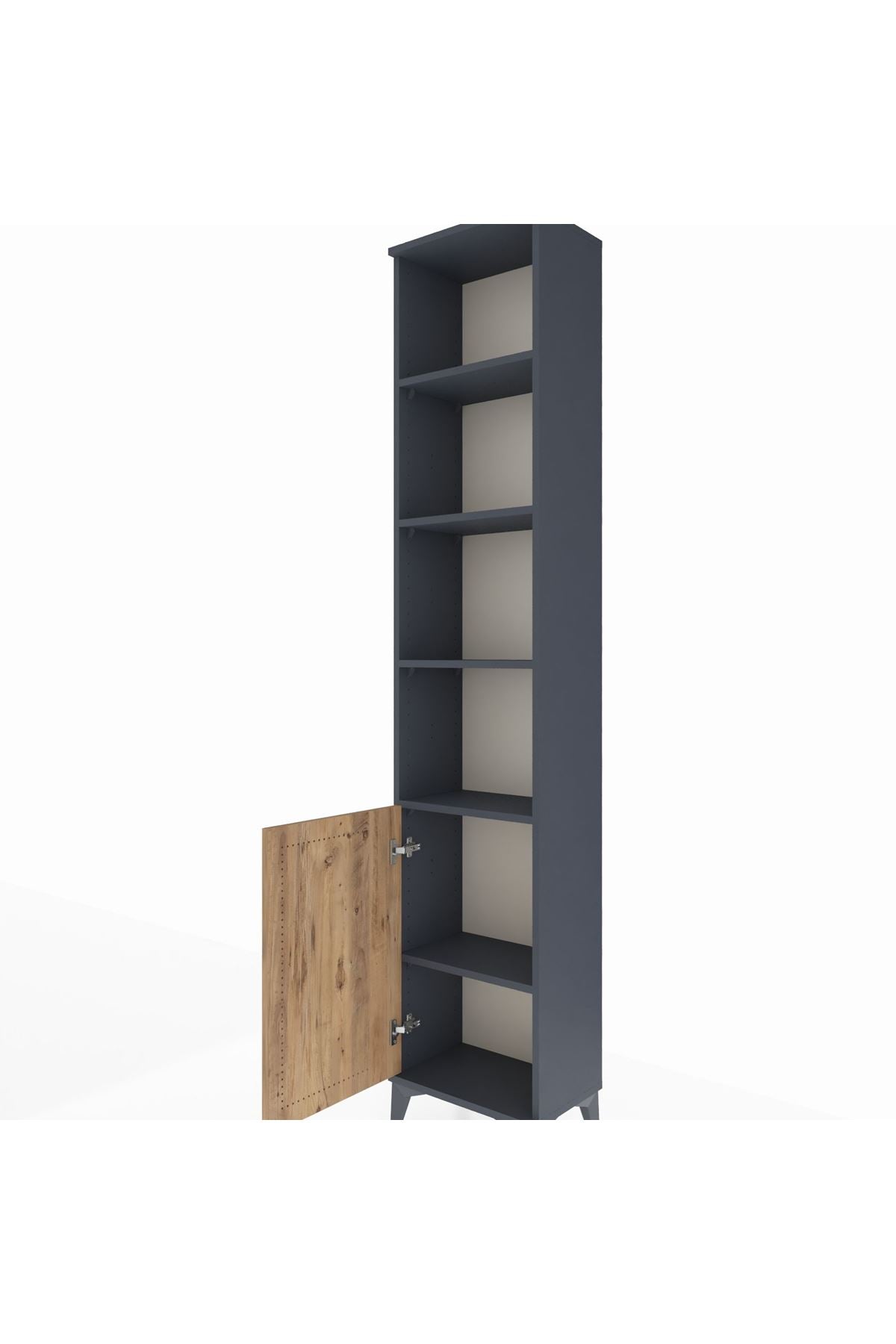 Arges Dolap 5 Raflı Tek Kapaklı 44x30x221 - S28M203V6A