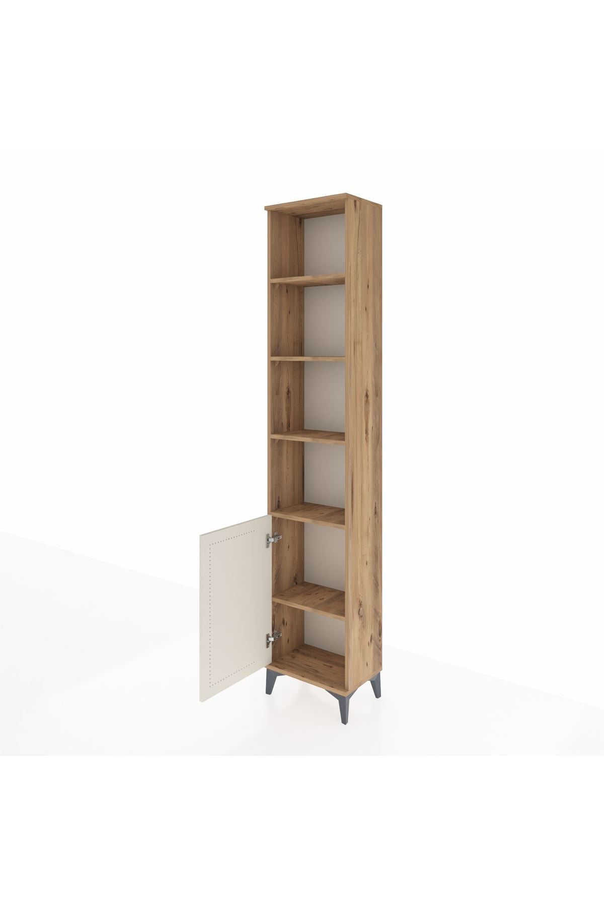 Arges Dolap 5 Raflı Tek Kapaklı 44x30x221 - S28M203V7A
