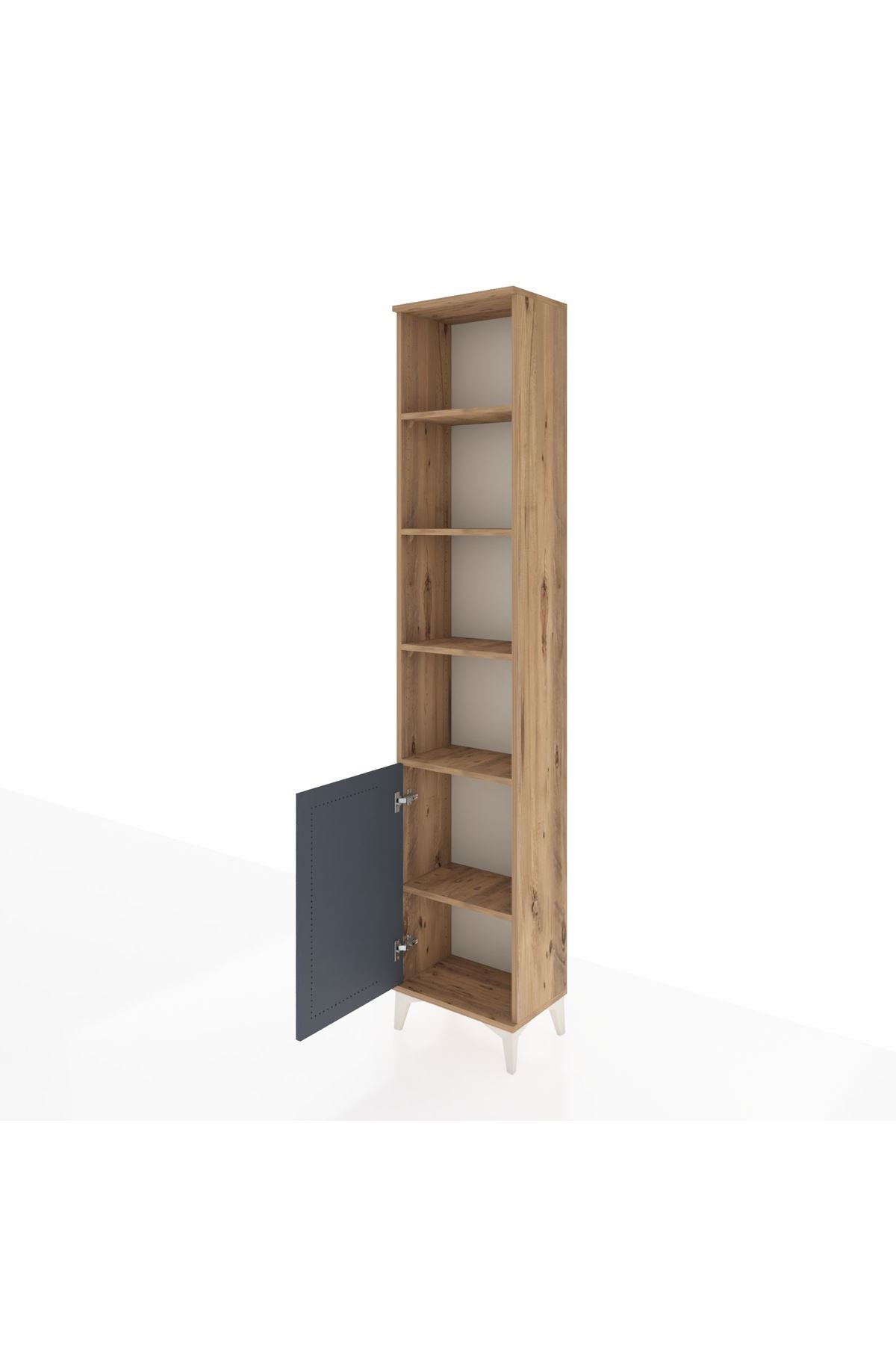 Arges Dolap 5 Raflı Tek Kapaklı 44x30x221 - S28M203V8A