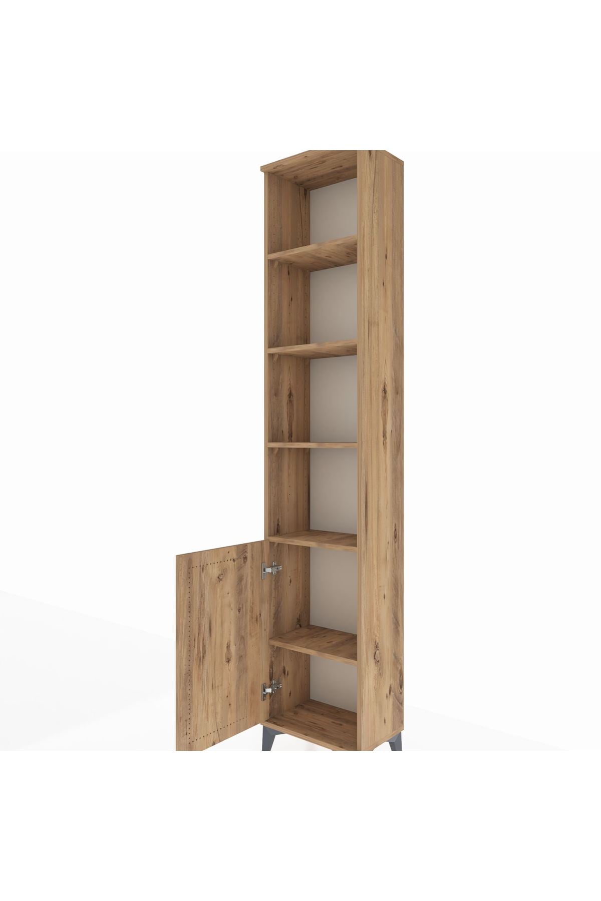 Arges Dolap 5 Raflı Tek Kapaklı 44x30x221 - S28M203V9A