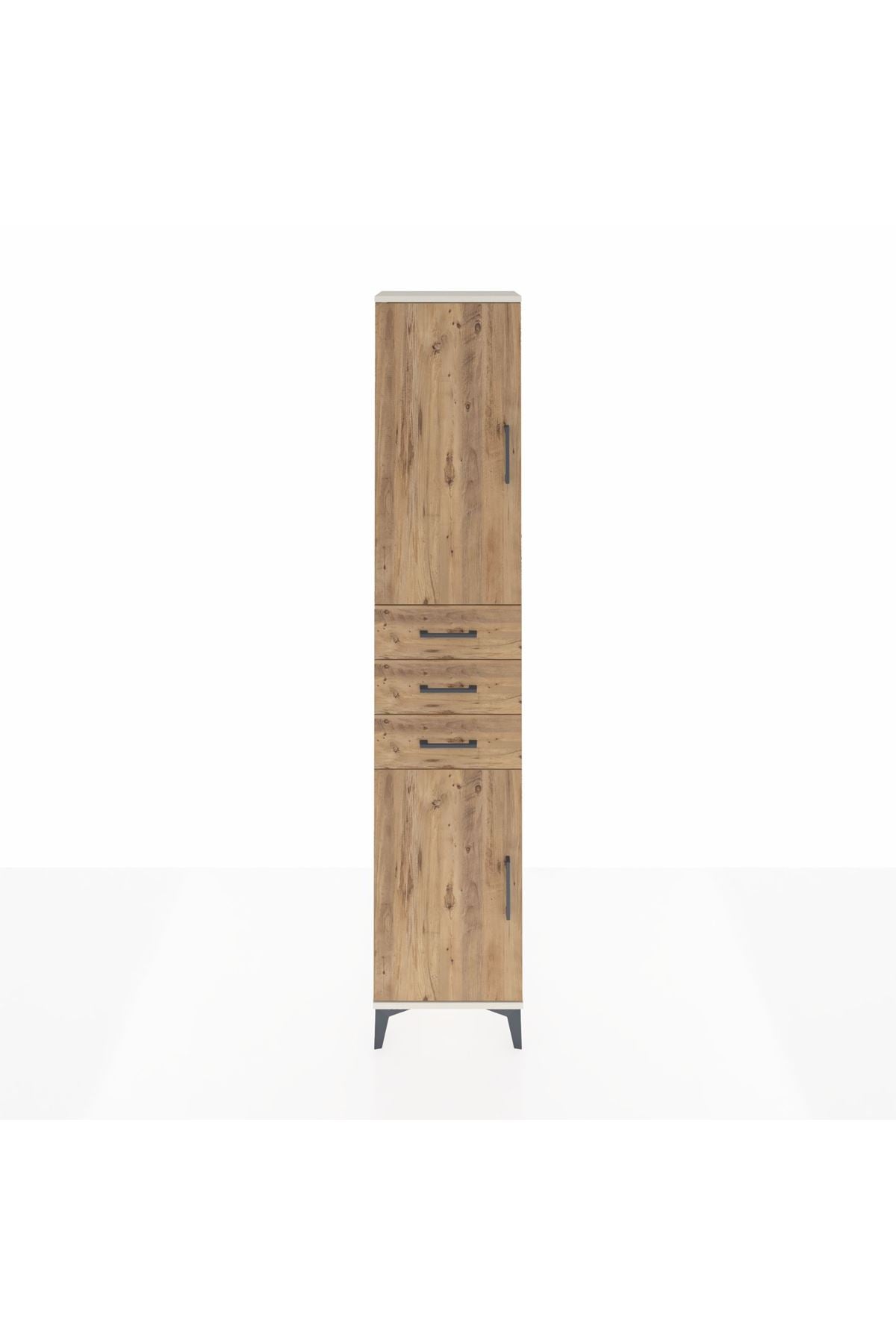 Arges Dolap 4 Raflı 3 Çekmeceli 2 Kapaklı 44x30x221 - S28M205V3A