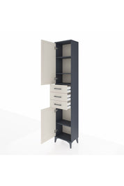 Arges Dolap 4 Raflı 3 Çekmeceli 2 Kapaklı 44x30x221 - S28M205V4A