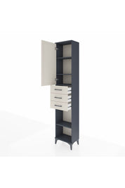 Arges Dolap 4 Raflı 3 Çekmeceli Tek Kapaklı 44x30x221 - S28M206V4A