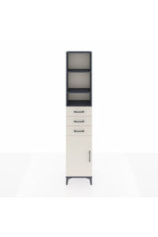 Arges Dolap 4 Raflı 3 Çekmeceli Tek Kapaklı 44x30x221 - S28M207V4A