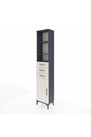 Arges Dolap 4 Raflı 3 Çekmeceli Tek Kapaklı 44x30x221 - S28M207V4A