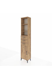 Arges Dolap 4 Raflı 3 Çekmeceli Tek Kapaklı 44x30x221 - S28M207V9A