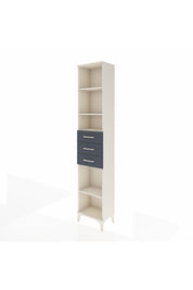 Arges Dolap 4 Raflı 3 Çekmeceli 44x30x221 - S28M208V2A