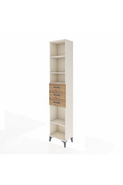 Arges Dolap 4 Raflı 3 Çekmeceli 44x30x221 - S28M208V3A