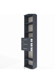 Arges Dolap 4 Raflı 3 Çekmeceli 44x30x221 - S28M208V5A